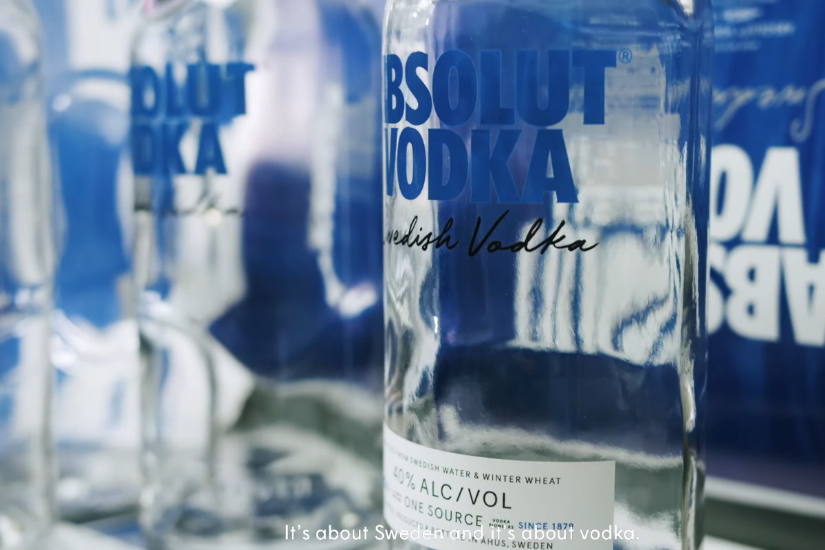 Vodka Absolut tem um novo design