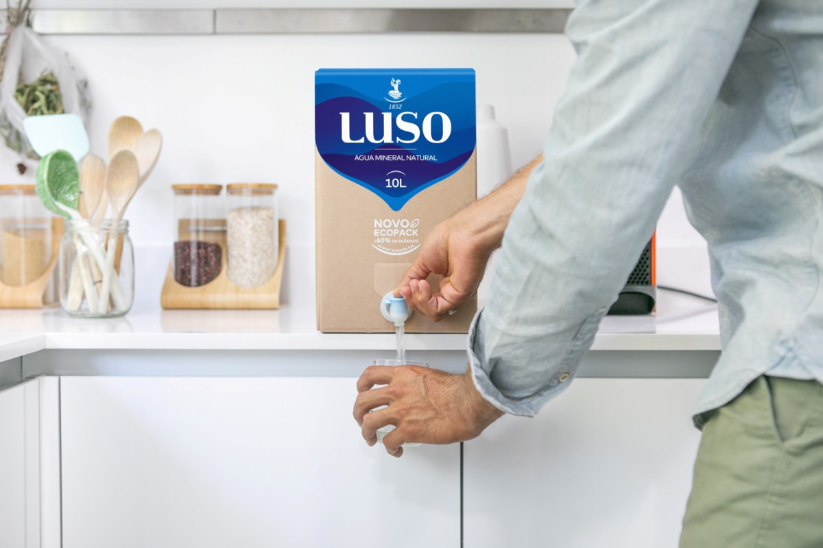Água de Luso lança formato de embalagem mais conveniente e ecológico