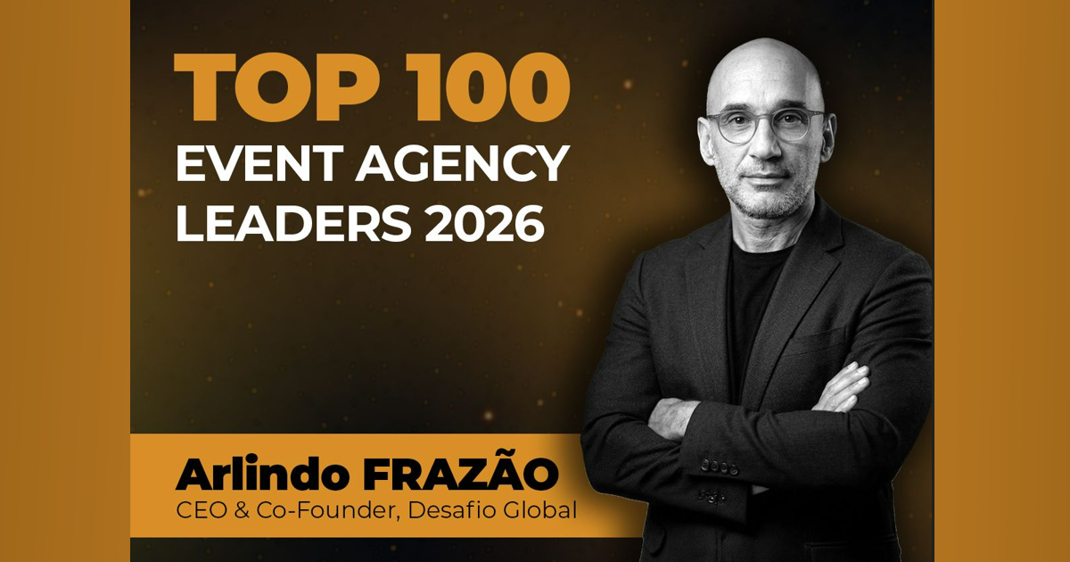 CEO da Desafio Global entra no Top 100 europeu dos líderes da indústria de eventos