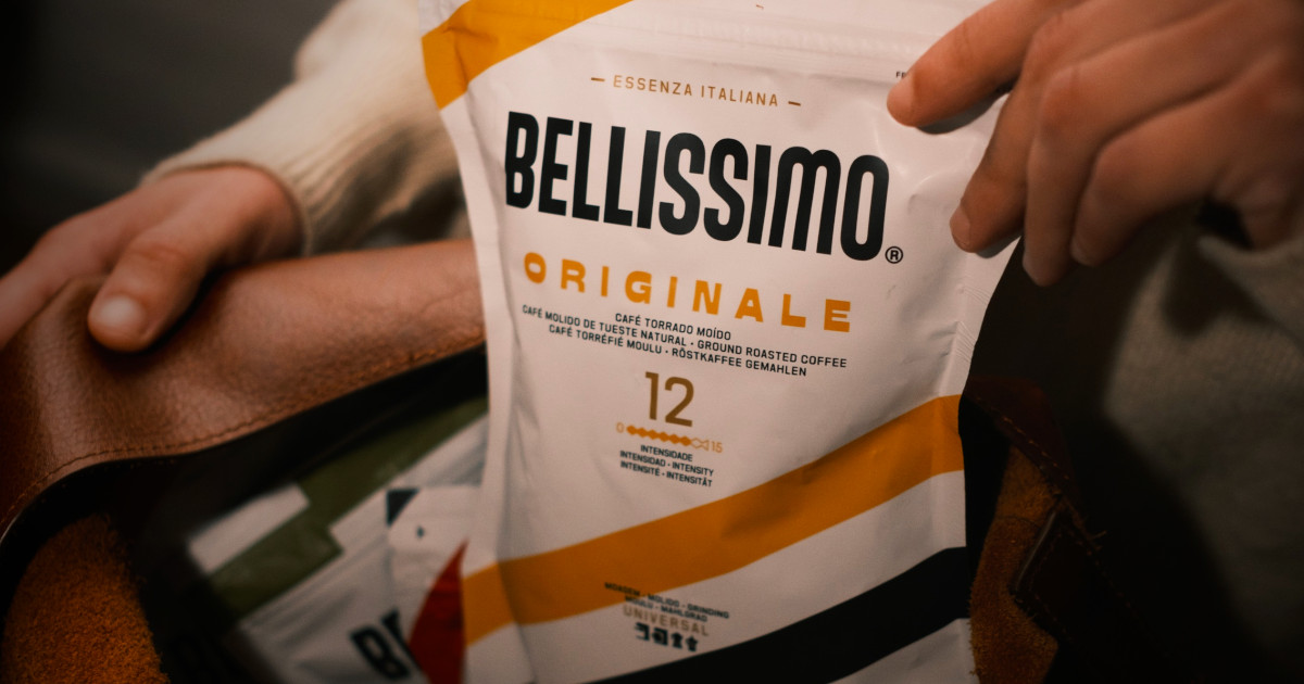 Bellissimo Cafés reforça “Essenza Italiana” com rebranding e campanha multimeios