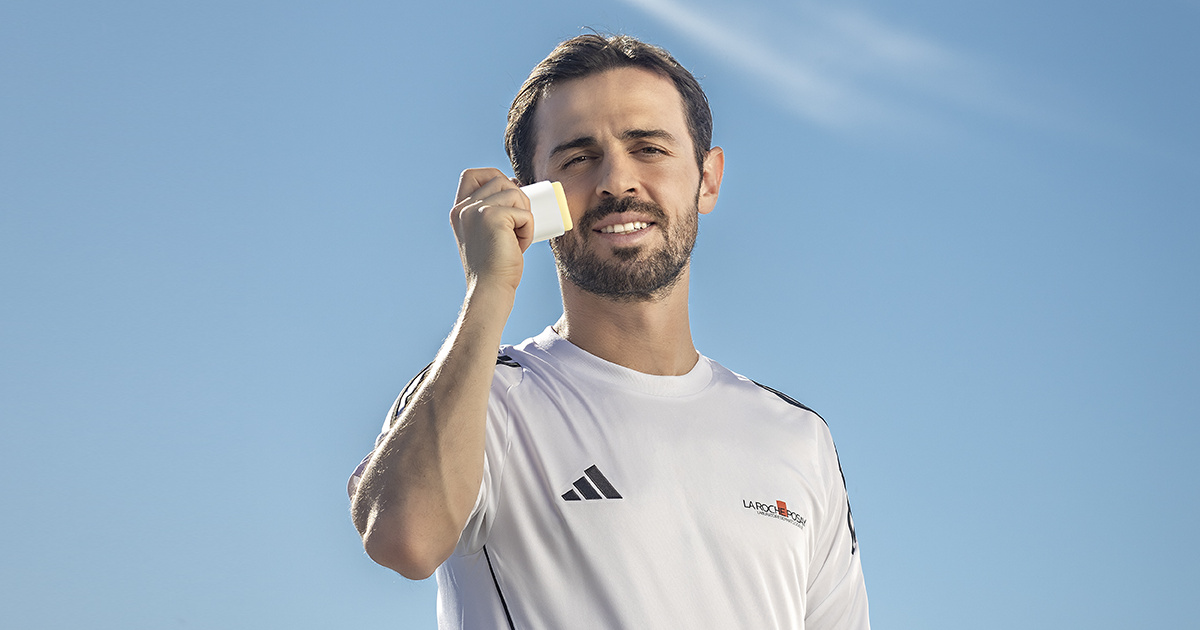 Bernardo Silva junta-se à La Roche-Posay e promove proteção da pele em alta performance