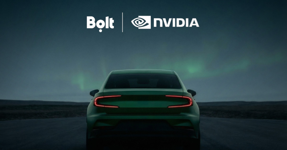 Bolt estabelece parceria com a NVIDIA para desenvolver veículos autónomos na Europa