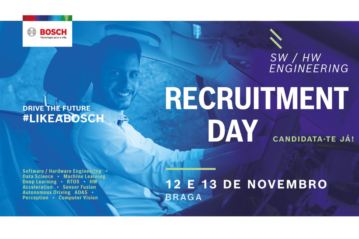 Bosch quer recrutar 90 engenheiros para o centro de desenvolvimento de Braga