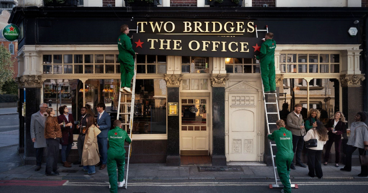 Heineken transforma pubs em “O Escritório” para celebrar o convívio pós-trabalho