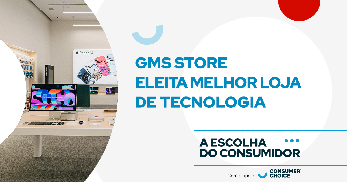 GMS Store eleita melhor loja de tecnologia