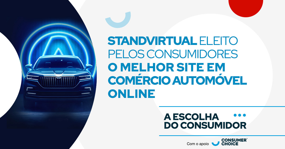 Standvirtual eleito pelos consumidores o melhor site em Comércio Automóvel Online