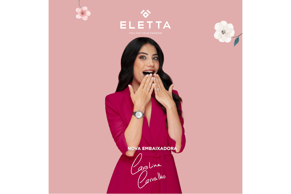 Carolina Carvalho é a nova embaixadora da Eletta