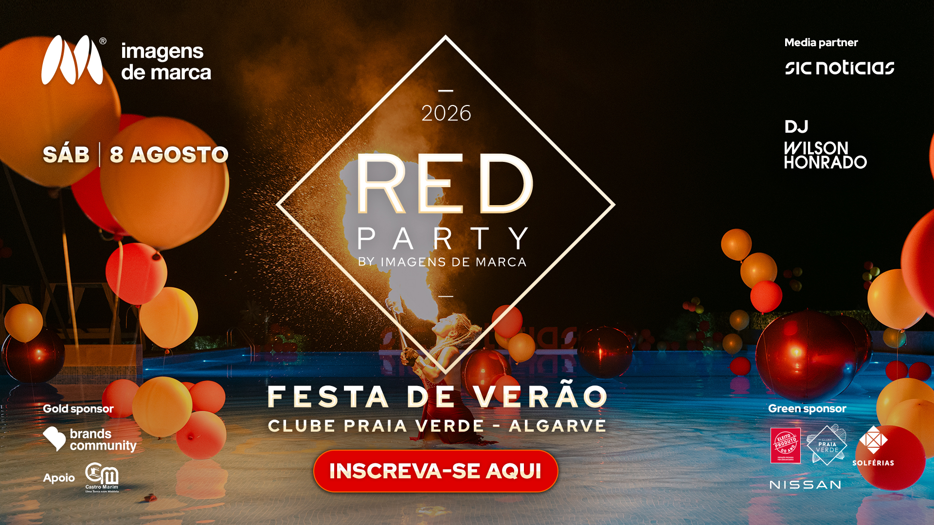 O verão volta a vestir-se de vermelho com a RED Party by Imagens de Marca