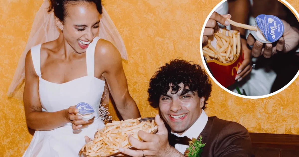 Do menu ao altar: McDonald’s transforma os molhos em lembranças de casamento