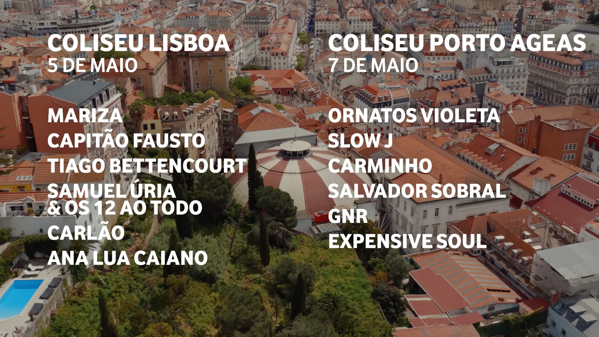 Coliseu de Lisboa vai receber concerto solidário para ajudar a região Centro e ainda há bilhetes