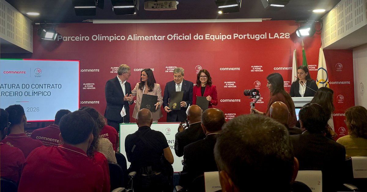 Continente junta-se ao Comité Olímpico de Portugal: “A alimentação é muito importante no desempenho”