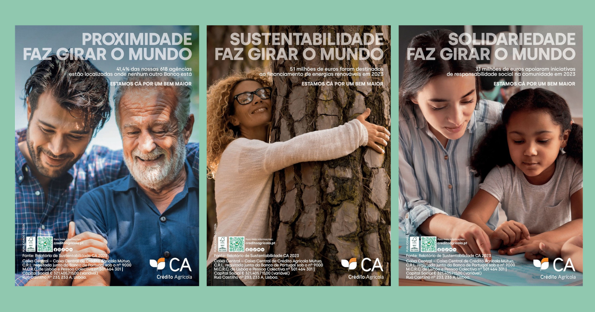 Crédito Agrícola aposta em nova campanha institucional