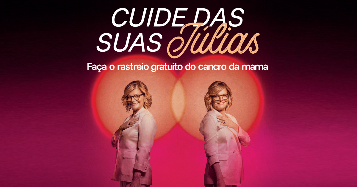 Júlia Pinheiro multiplica-se por uma causa: incentivar as mulheres a fazer o rastreio do cancro da mama