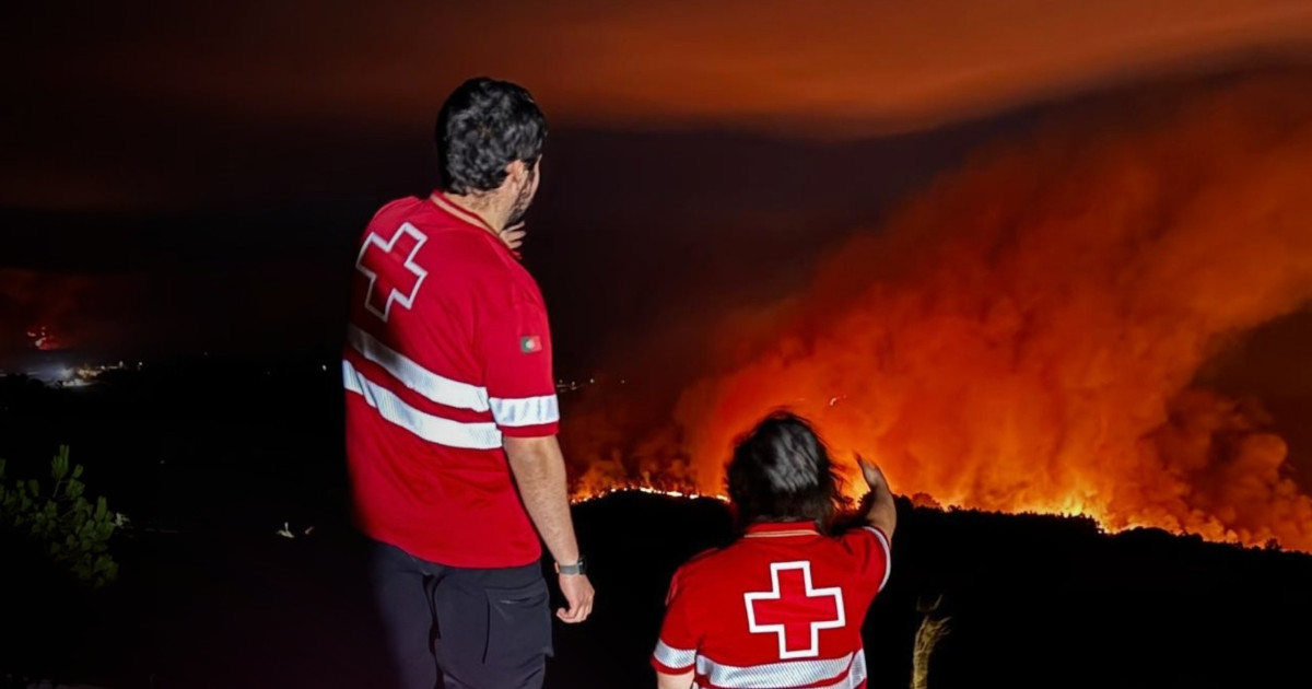 Cruz Vermelha Portuguesa reforça missão humanitária no combate aos incêndios 