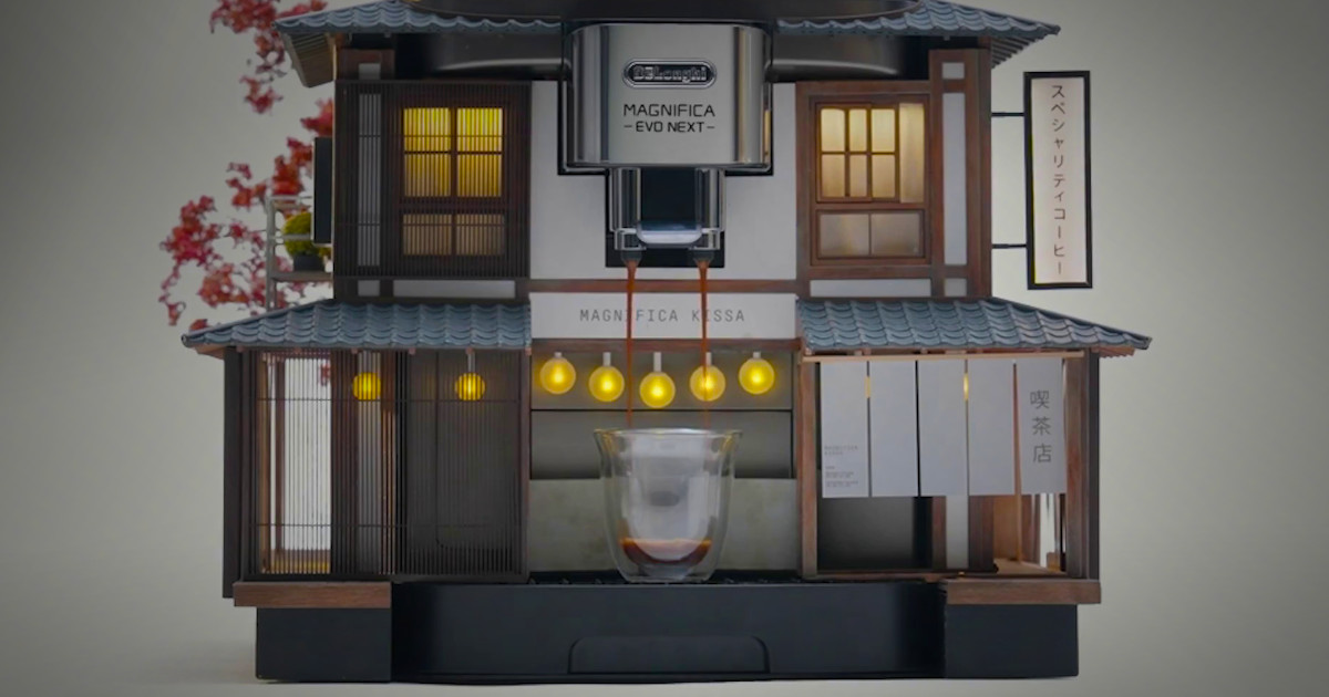 De’Longhi recruta o mestre de miniaturas de Wes Anderson para criar as Coffee Shops mais pequenas do mundo