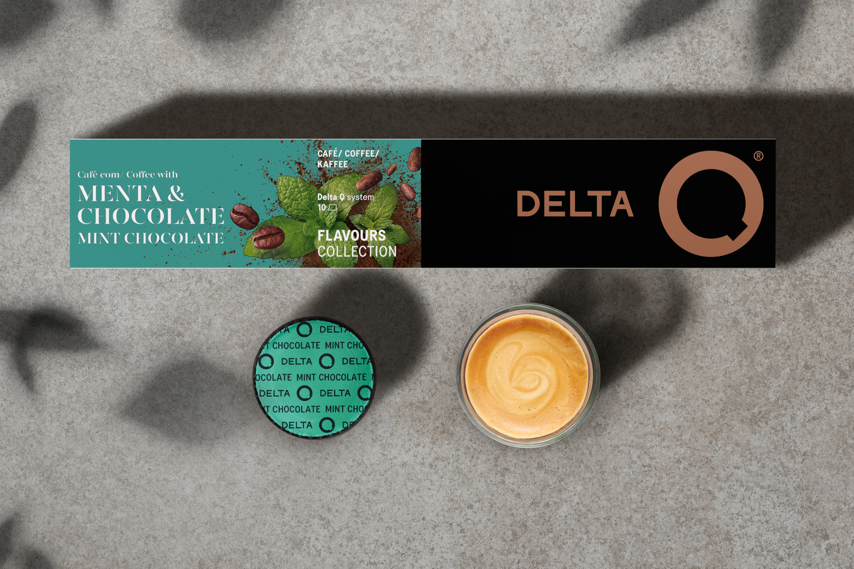 Novo café da Delta Q sabe a menta e chocolate. Marca volta a apostar nos aQtive Coffees