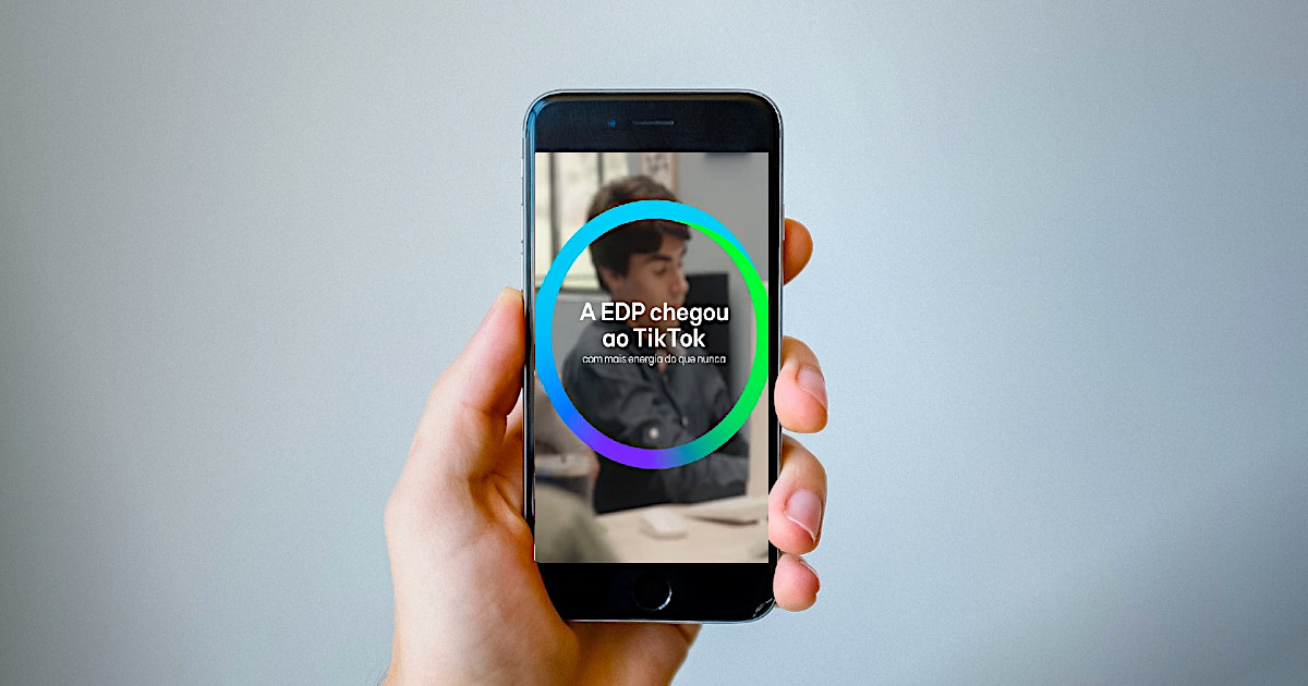 EDP estreia-se no TikTok e reforça aposta nas novas gerações