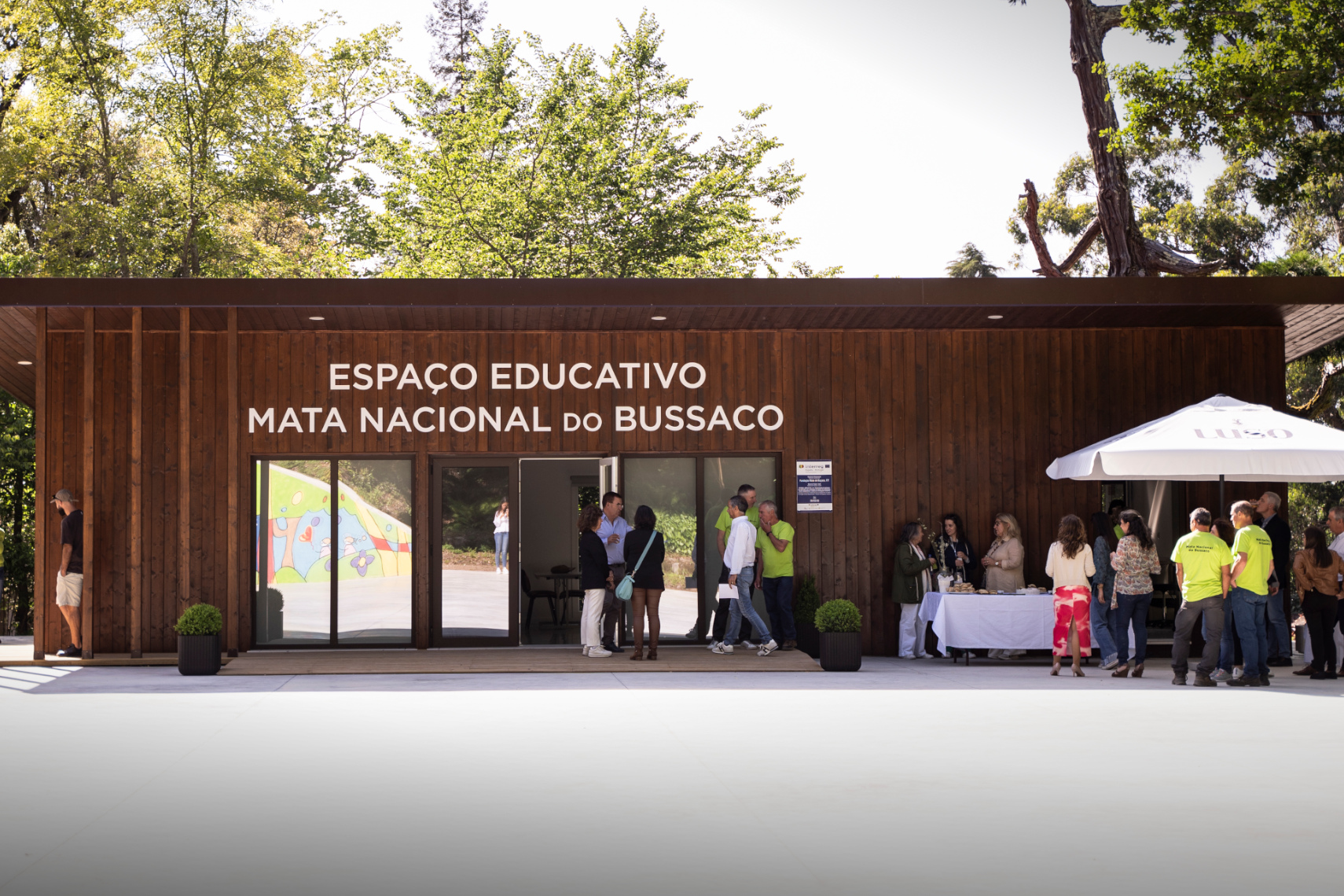 Há um novo espaço educativo na mata do Bussaco