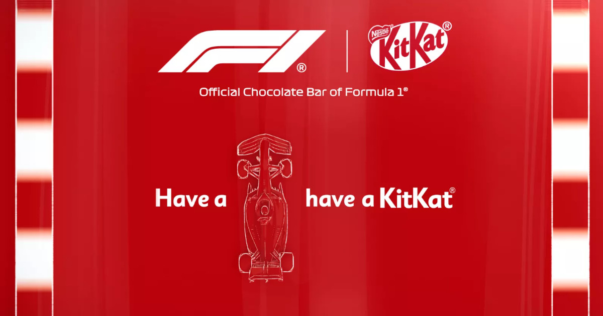 Nestlé junta-se à Fórmula 1: KitKat é a “Barra de Chocolate Oficial” da competição