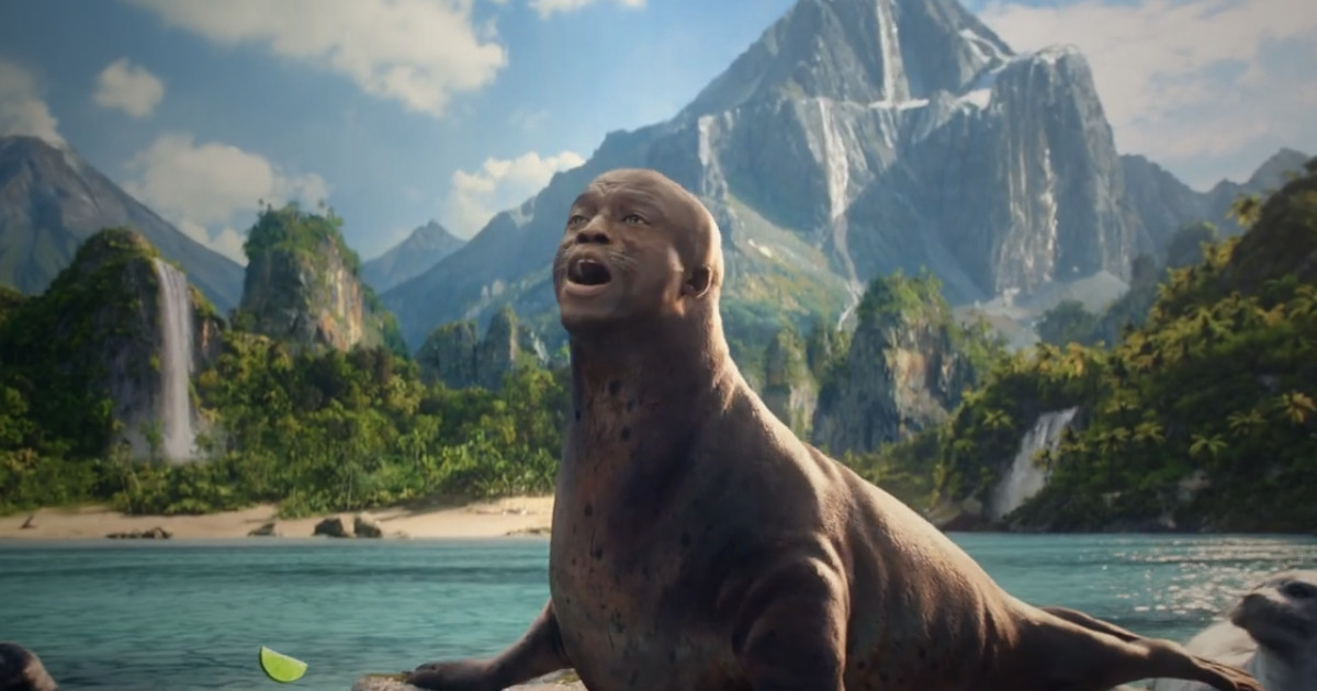 Cantor Seal transforma-se em foca num novo filme para o Super Bowl 2025