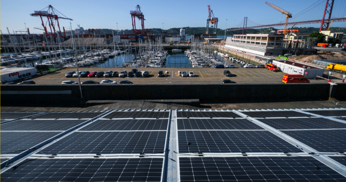 Galp e Porto de Lisboa testam central solar inovadora com painéis fotovoltaicos flexíveis