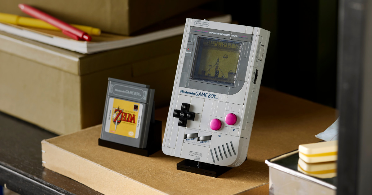 LEGO celebra nostalgia com réplica fiel do Game Boy original