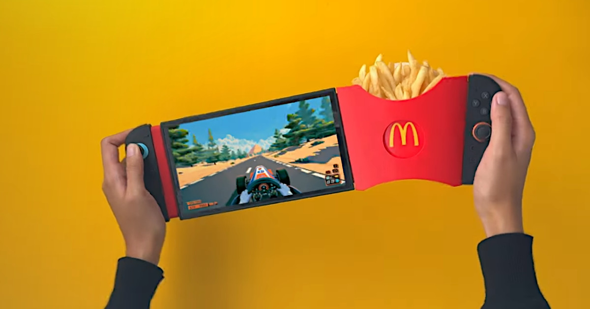 Nintendo Switch 2 já tem suporte para batatas fritas... que pode ser impresso em 3D