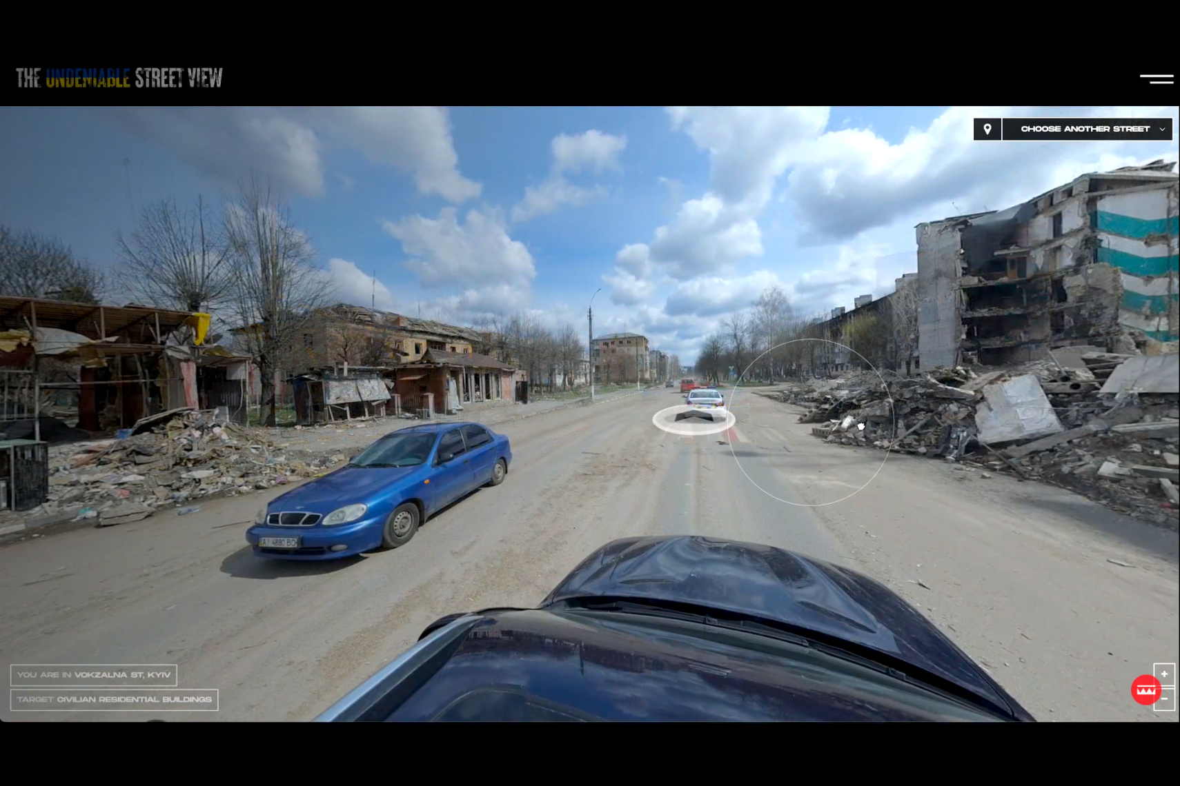 Um ano de guerra: percorra os cenários de destruição com a Google 