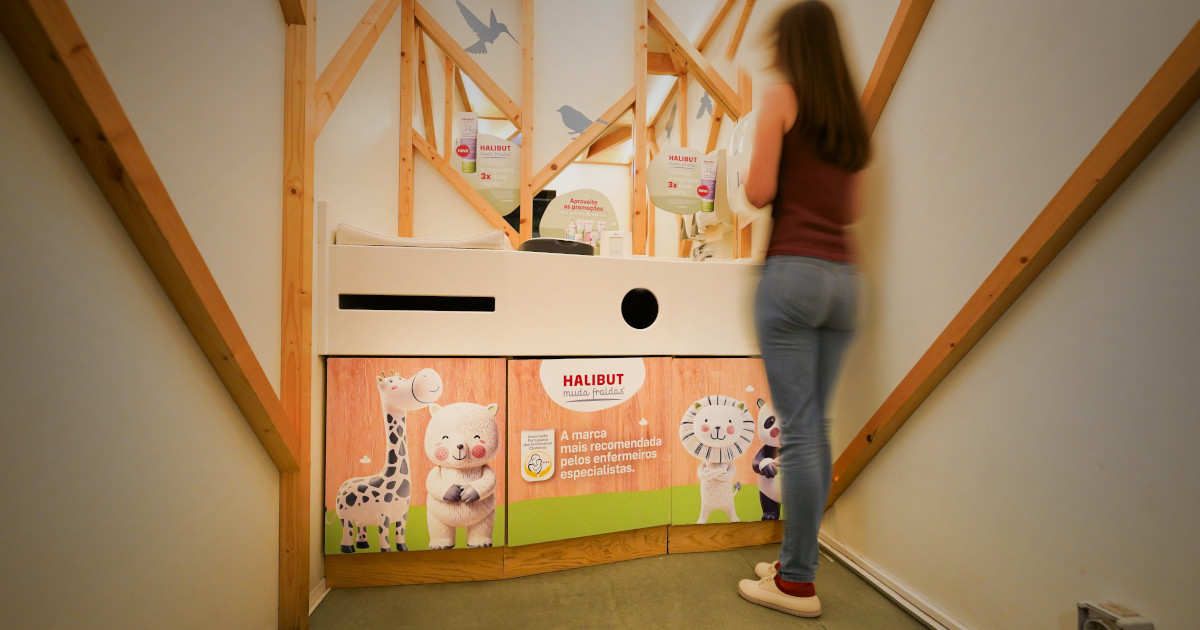 JCDecaux Portugal e Halibut Muda Fraldas levam campanha aos fraldários dos maiores centros comerciais do país 