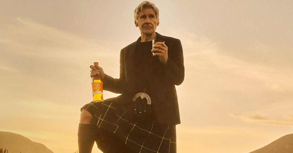 Harrison Ford parte à descoberta dos segredos do whisky escocês