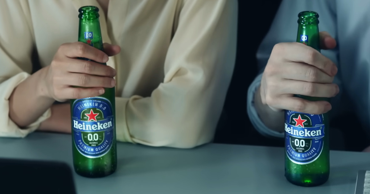 Heineken desafia os estereótipos associados ao consumo de cerveja sem álcool 