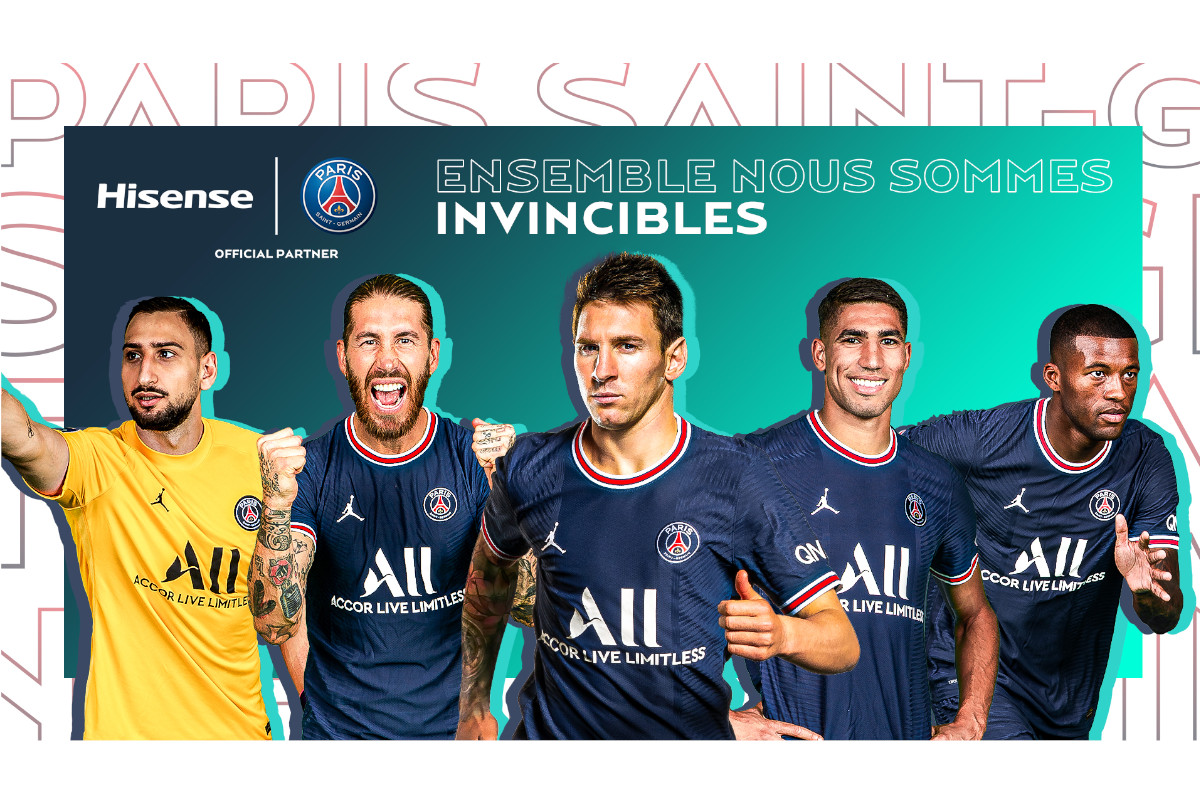 Hisense reforça o patrocínio ao Paris Saint-Germain