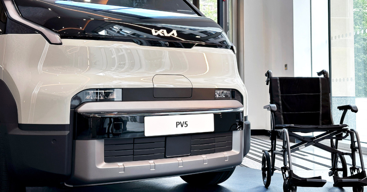 Kia apresenta veículo elétrico acessível a cadeiras de rodas