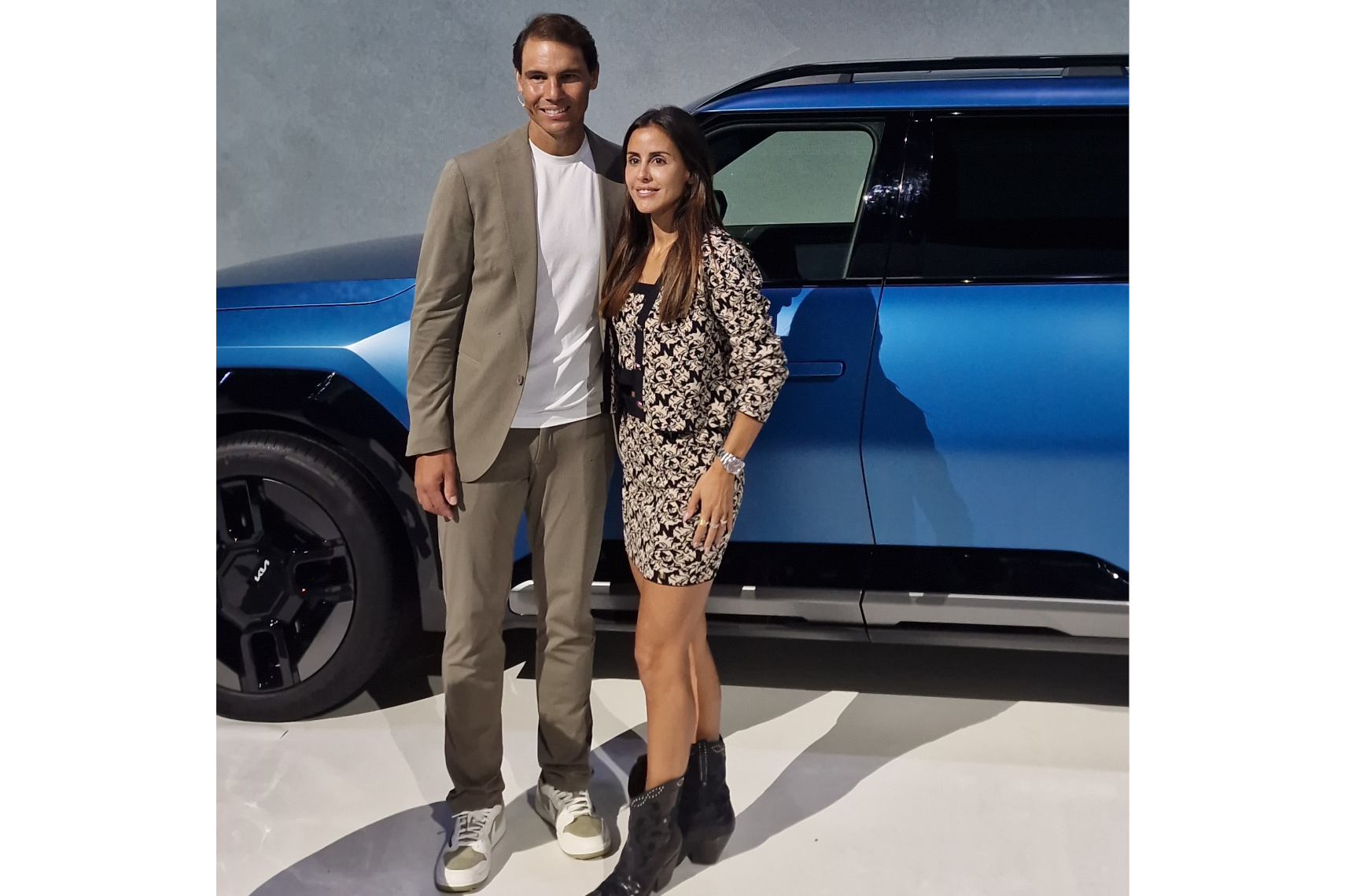 Kia entrega chaves do novo EV9 a Rafael Nadal