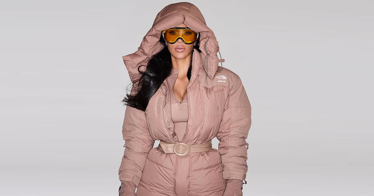 Skims de Kim Kardashian e The North Face lançam coleção de edição limitada