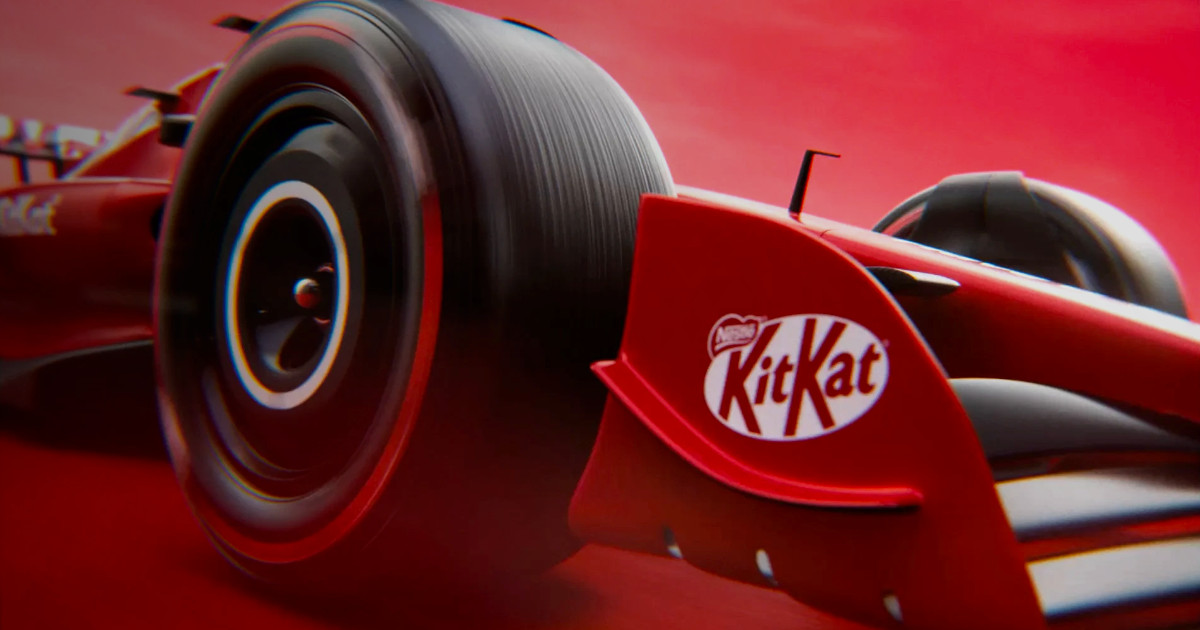 KITKAT acelera com a Fórmula 1: novos chocolates em forma de carro chegam a Portugal
