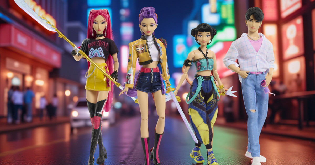 Mattel lança brinquedos inspirados no fenómeno K-pop Demon Hunters