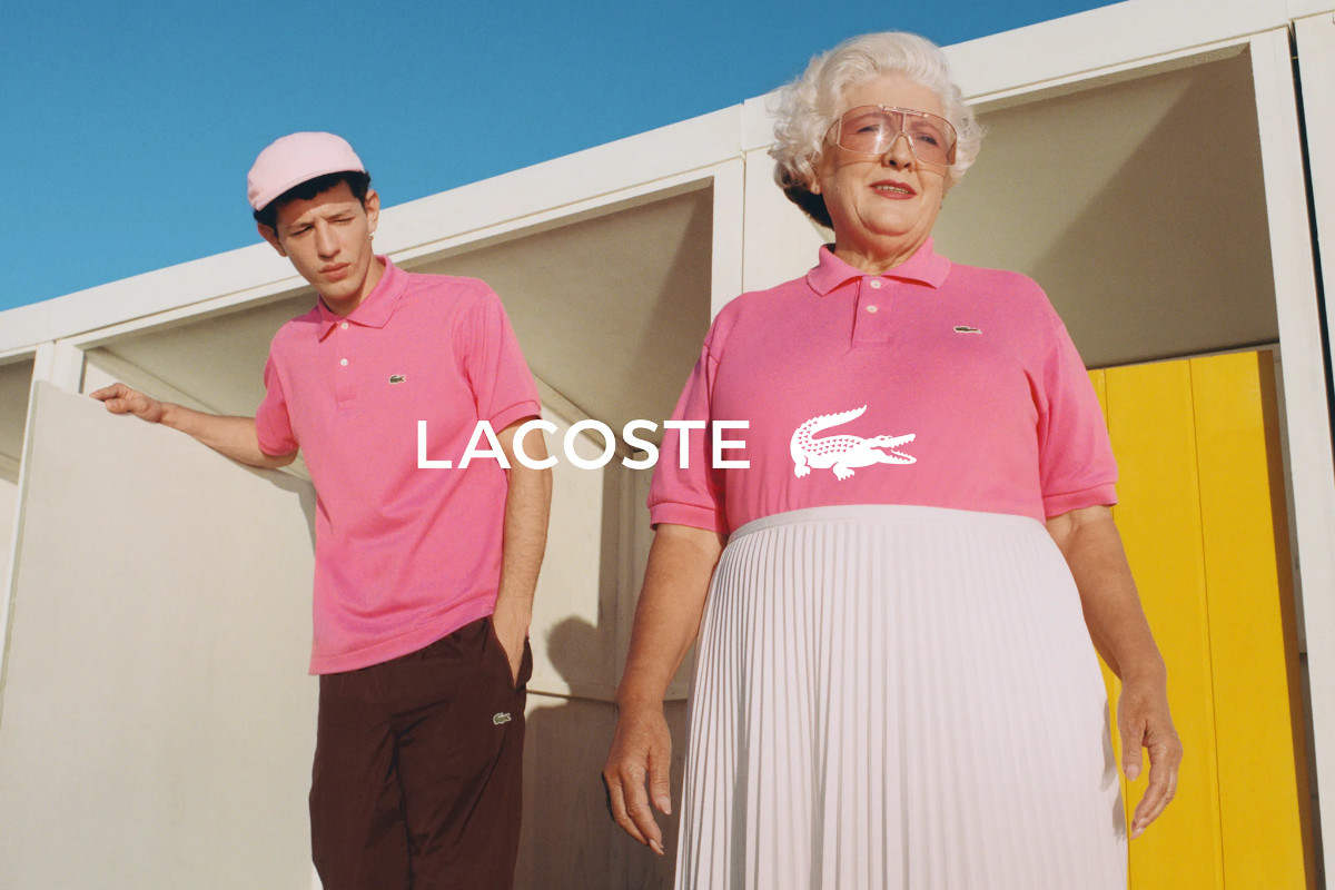 Na nova campanha da Lacoste, o estilo não tem idade 