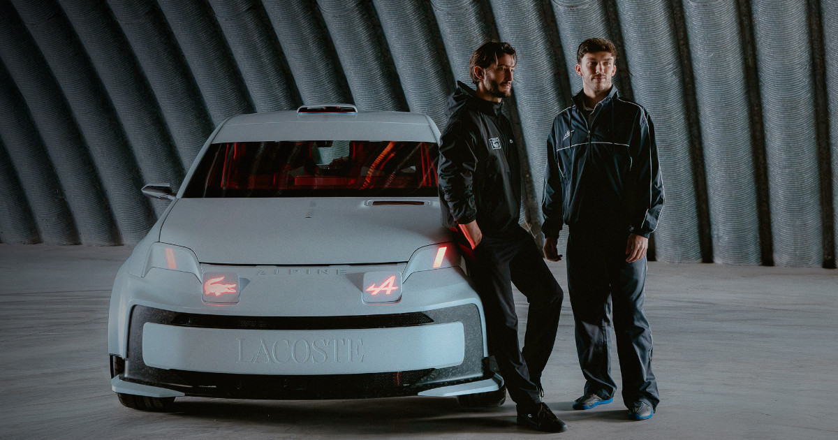 Lacoste e Alpine unem-se e apresentam A290 Rallye exclusivo e coleção cápsula 