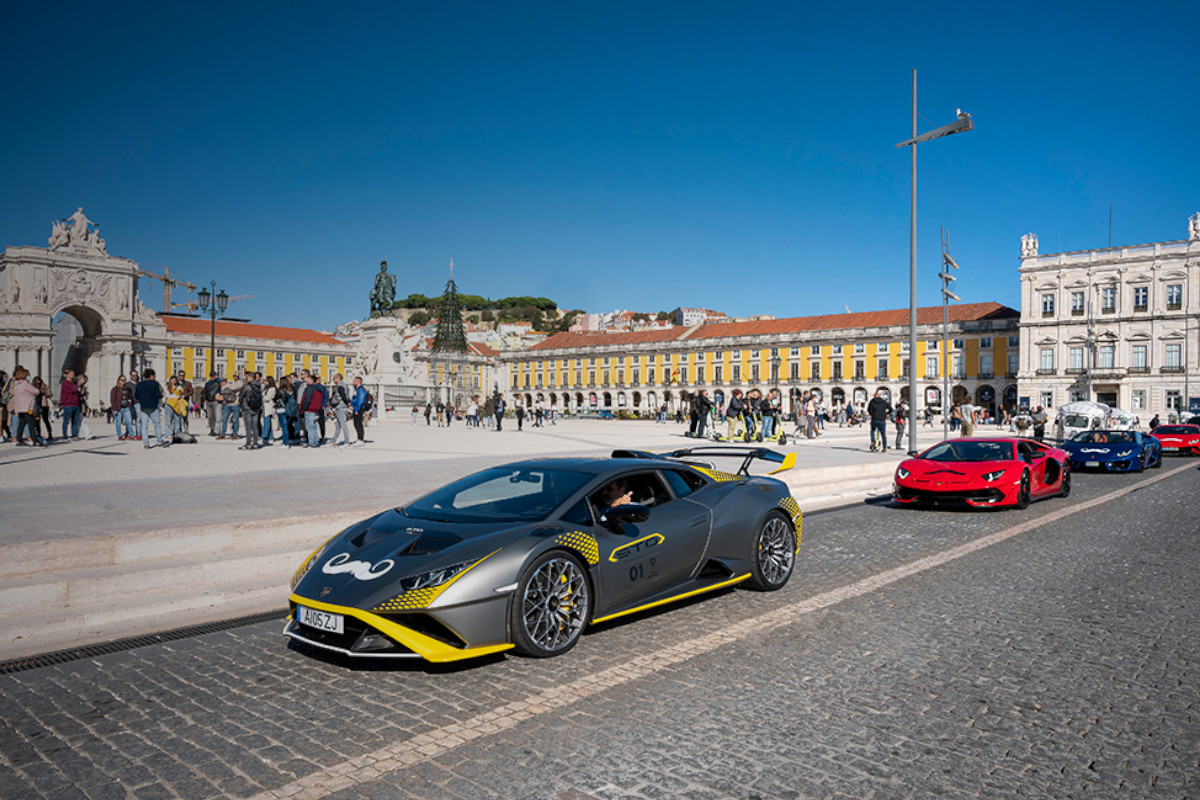 Lamborghinis de bigode percorreram as ruas de Lisboa