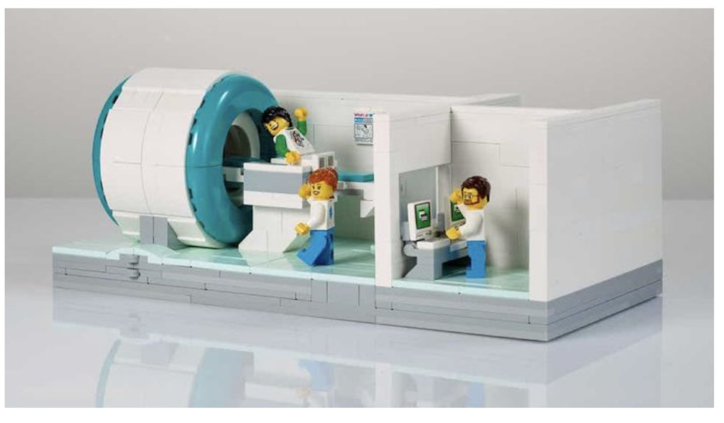 Lego apresenta kits que simulam scanners de ressonância magnética
