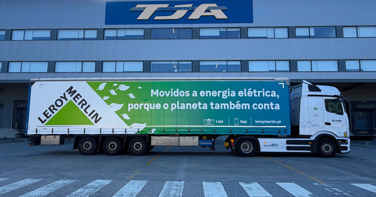 Leroy Merlin estreia camião 100% elétrico na logística em Portugal