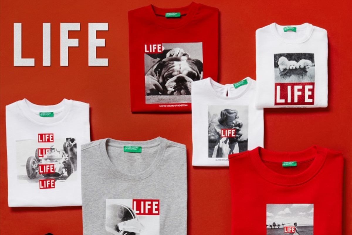 Revista Life inspira nova coleção da Benetton