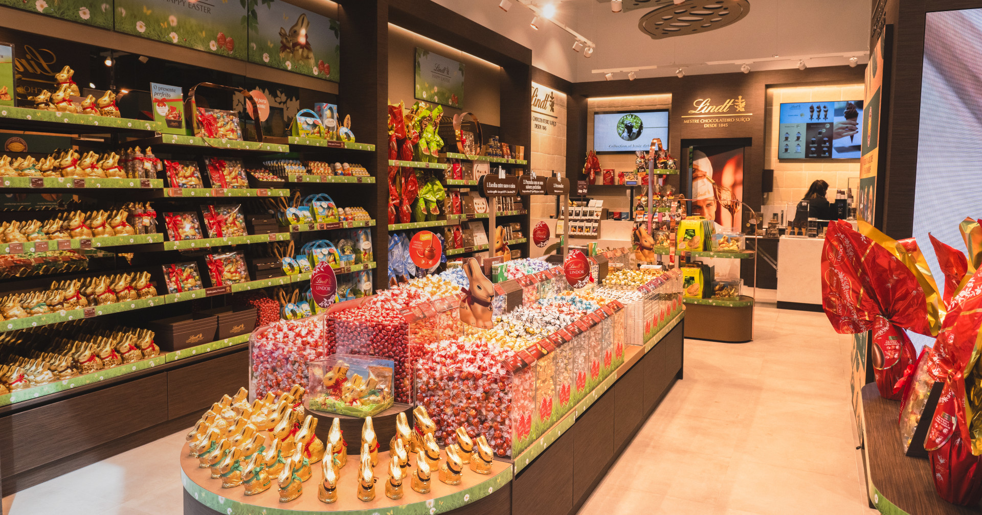 Lindt &amp; Sprüngli abre a sua primeira boutique em Lisboa