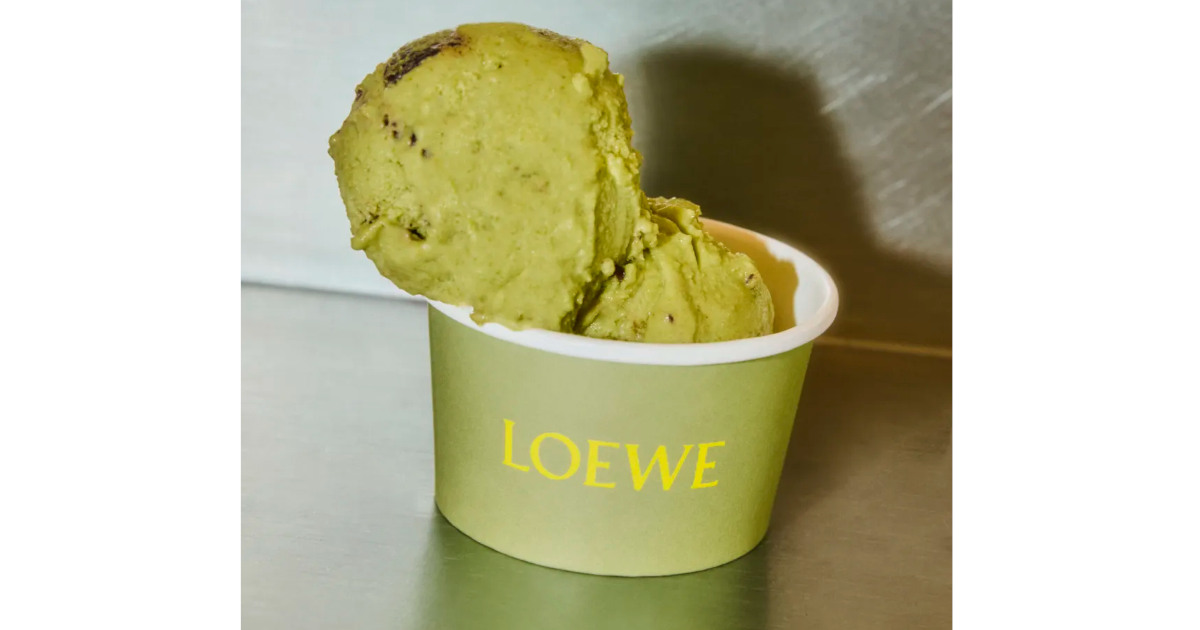Da perfumaria para a geladaria: a nova ativação da Loewe cheira a pistácio