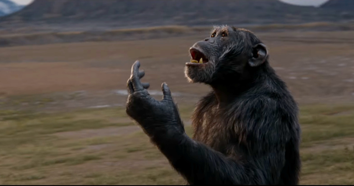 Chimpanzé canta ópera para mostrar a evolução da Terra em 3 minutos
