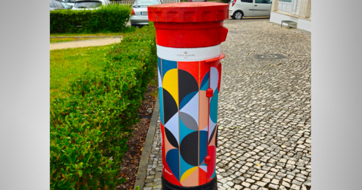 CTT decora marcos do correio para celebrar os 200 anos da Vista Alegre 