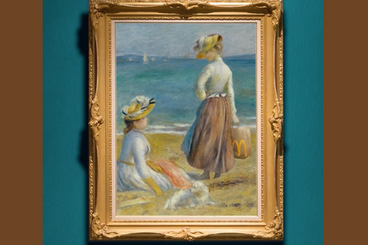 McDonald´s surge nos quadros de Manet e de Renoir