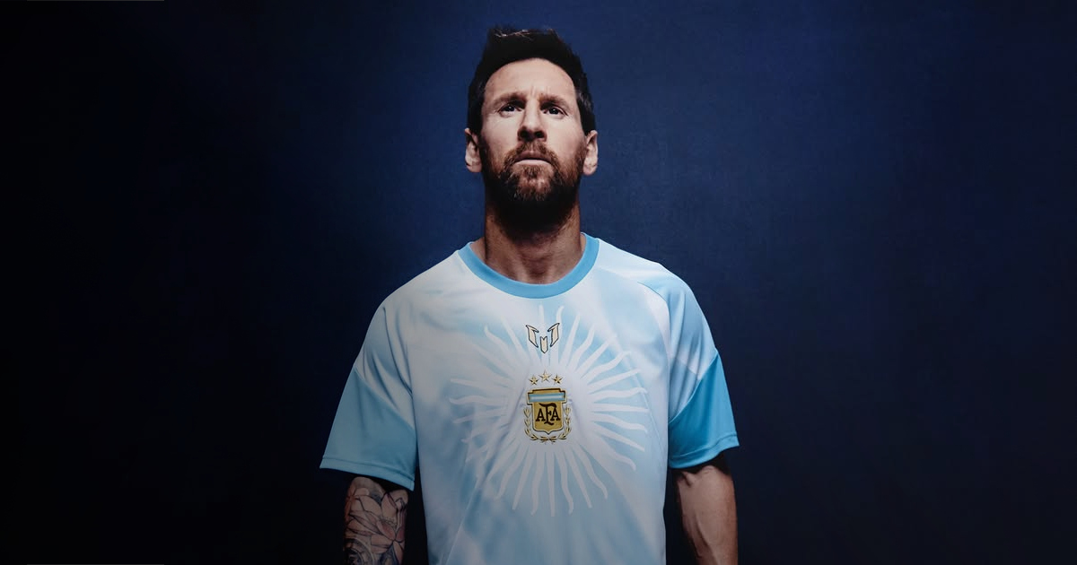 Adidas homenageia Messi na despedida da seleção argentina