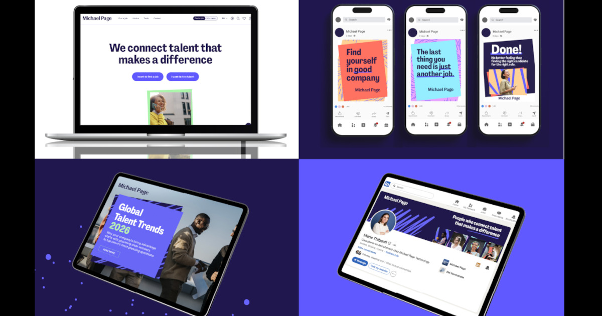 Michael Page apresenta nova identidade de marca e unifica todas as áreas de negócio
